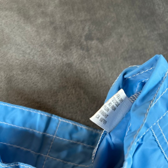 Birdwell Beach Britches Board Shorts Mens size 28 Surf Made in USA Blue White - Picture 5 of 11